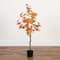 4ft. Orange Autumn Maple Artificial Potted Tree